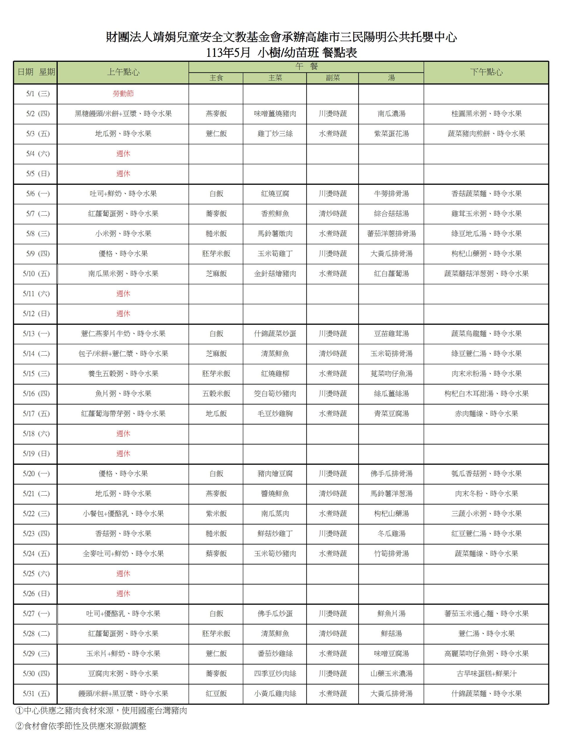 5月樹苗