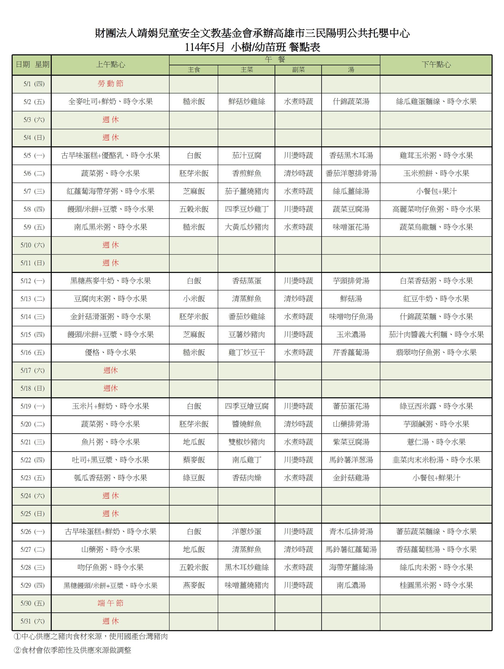 5月樹苗